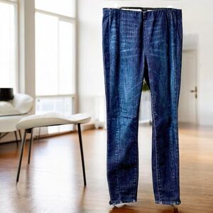 Anthropologie Pilcro-Dark Blue Skinny Jeans-30